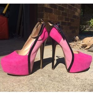 NWOT Pink High High Heels
